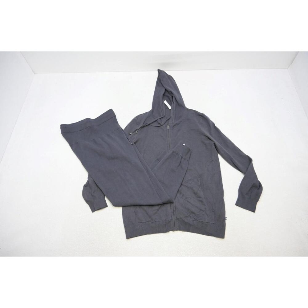 Fabletics 2 Piece Fleece Jogger Track Suit Set Jacket & Sweat Pants Large Medium